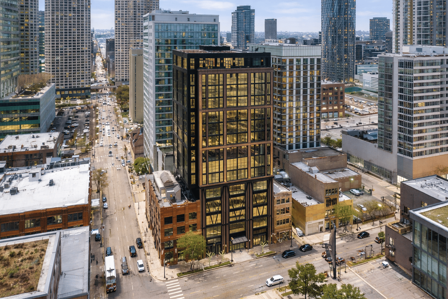 609 W Randolph St Chicago Office Building