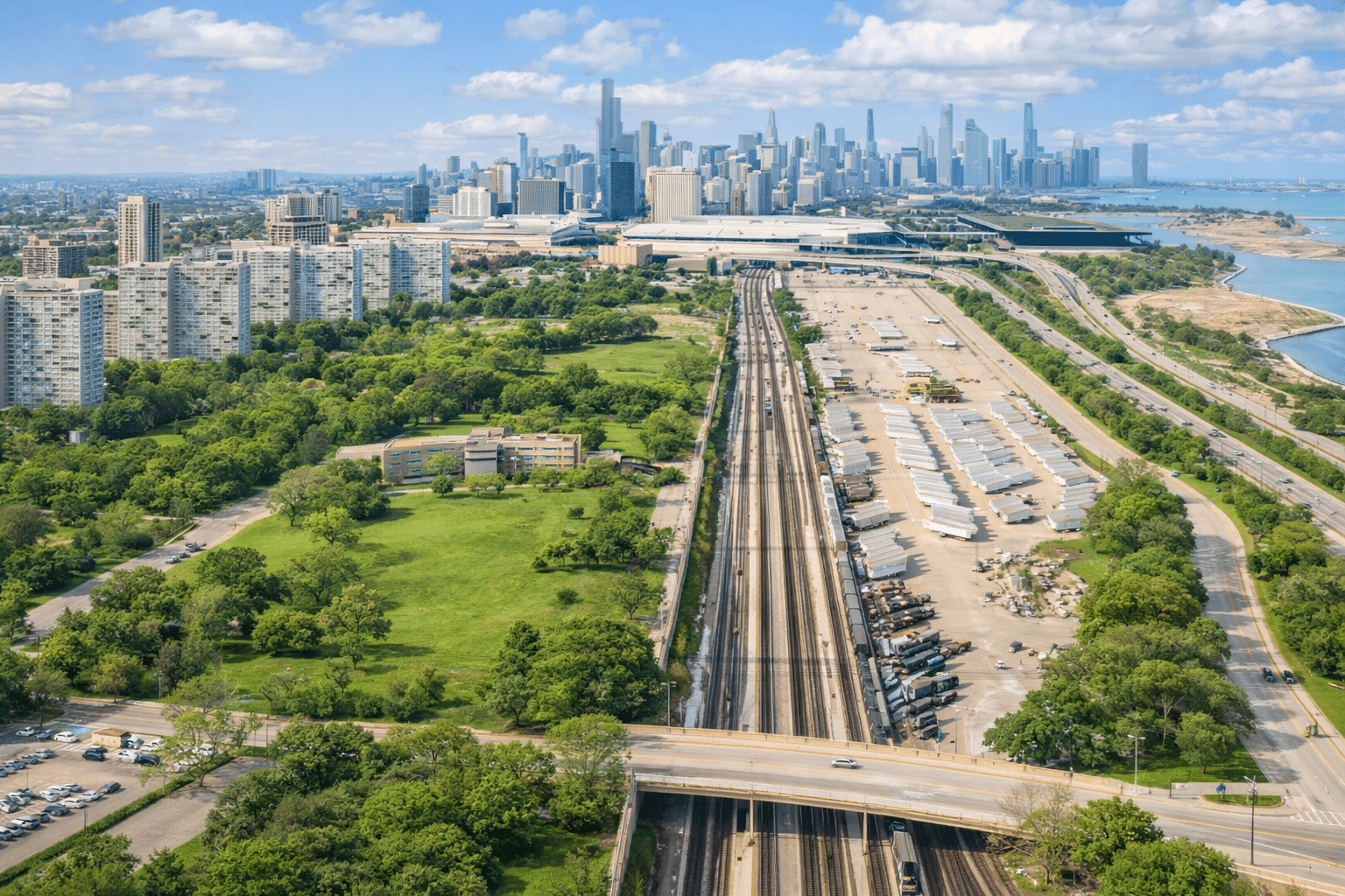 Michael Reese Site Chicago Bears Stadium Commercial Real estate