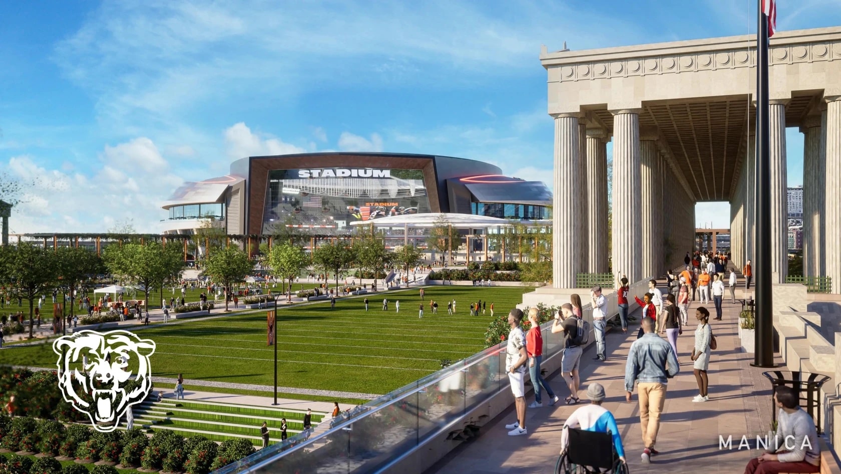 Bears Stadium Commercial Real Estate NFL Draft